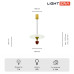 Подвесной светильник Lightera Saimaa LE126L-30R