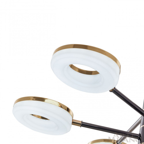Люстра на штанге Arte Milano Ferrara 276699/8 BK/GD