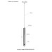 Подвесной светильник Crystal Lux FRESA SP3W LED WHITE