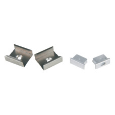 Комплект заглушек и скоб Uniel UFE-N02 SILVER A POLYBAG UL-00000622