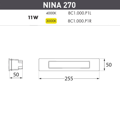 Уличный светодиодный светильник Fumagalli Nina 8C1.000.000.LYP1L