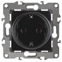 Розетка 2P+E Schuko со шторками Эра 12-2102-06 Б0014692