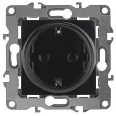 Розетка 2P+E Schuko со шторками Эра 12-2102-06 Б0014692