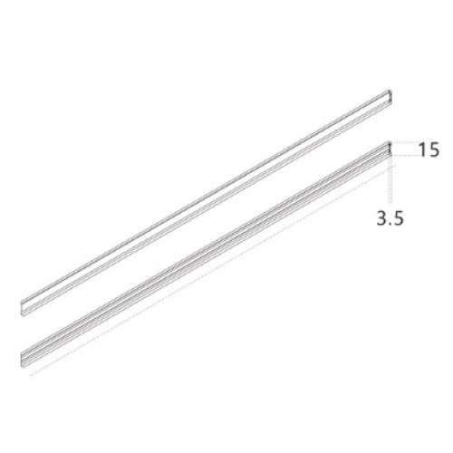 Гибкий шинопровод Italline Fantom IT010-4010 black