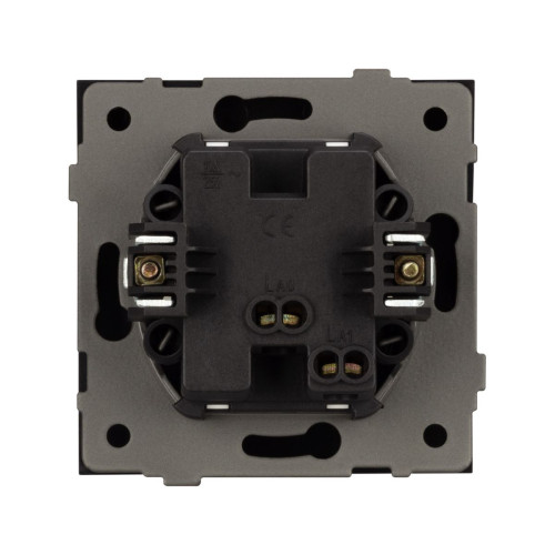 Механизм выключателя одноклавишный перекрёстный Arlight SWT-TENDO-MKX1-SFPL-BK (230V, 10A) 054571 Механизм выключателя одноклавишный перекрёстный Arlight SWT-TENDO-MKX1-SFPL-BK (230V, 10A) 054571