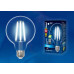 Лампа светодиодная филаментная (UL-00004862) Uniel E27 10W 3000K прозрачная LED-G95-10W/3000K/E27/CL PLS02WH