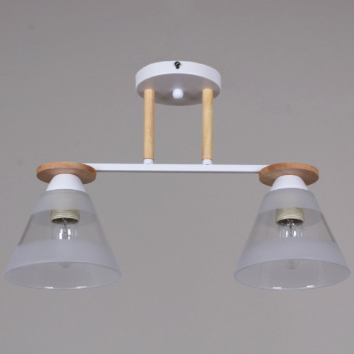 Потолочный светильник Reluce 01630-0.3-02 WH+WOOD Потолочный светильник Reluce 01630-0.3-02 WH+WOOD