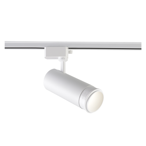 Трековый однофазный светильник Crystal Lux CLT 0.31 021 WH 3CCT ZOOM