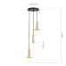 Подвесной светильник ST Luce Earthy SL1194.303.03