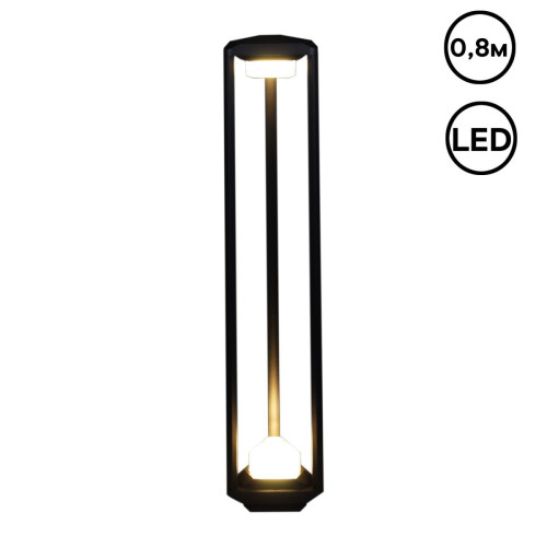 Ландшафтный светильник Reluce 09987-0.7-001JH 0.8M LED2X6W BK RLOS