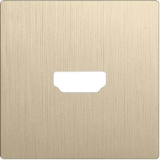 Накладка Werkel для розетки HDMI шампань рифленый WL10-HDMI-CP 4690389128332