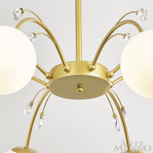 Люстра на штанге Arte Milano Neapolis 273802/8 GD