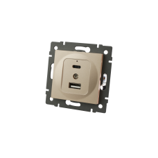 Механизм USB розетки Arlight SCT-MUAC-PL-GD-V (5V, 3A, QC4) 049841