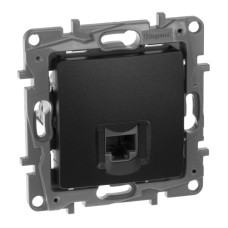 Розетка компьютерная RJ45 Legrand Etika 5 кат UTP антрацит 672641