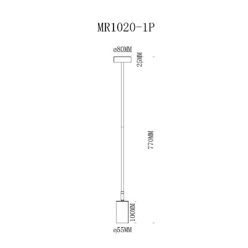 Подвесной светильник MyFar Dereck MR1020-1P