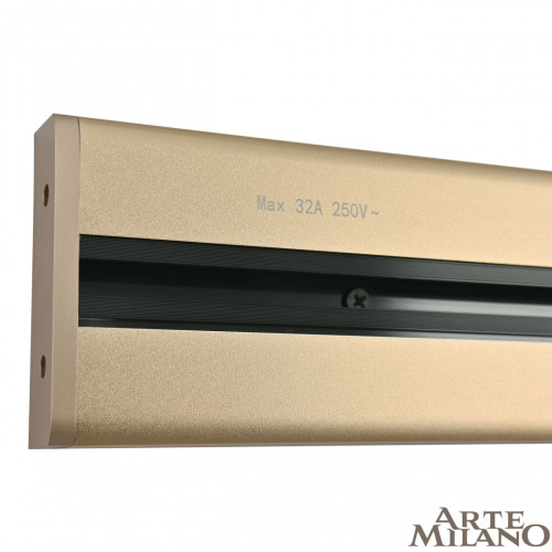 Накладной шинопровод с выключателем Arte Milano Am-track-sockets 385205TOB/50 Gold