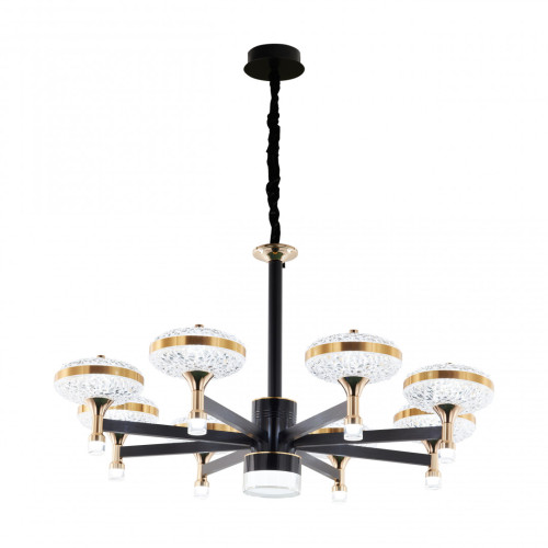 Подвесная люстра Arte Milano Ferrara 273059/8 BK/GD