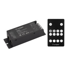 Диммер Arlight ARL-SYNC-Dim Black (12-24V, 1x25A, ПДУ 14кн, RF, RJ45) 035135