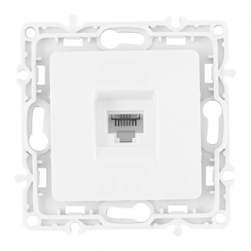 Розетка телефонная RJ11 Arte Milano 217.51-1.white