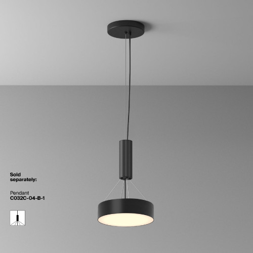 Накладной светильник Maytoni Zon C032CL-24W3K-RD-B
