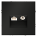 Розетка телевизионная встраиваемая Voltum S70 TV+RJ45 кат. 6, (черный матовый) VLS060708