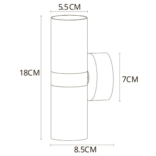 Настенный светильник Arte Lamp Ran A3143AP-2BK