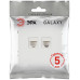 Розетка Эра Galaxy 15-3108-08 информационная двойная 2XRJ45 IP20 белый матовый Б0070770