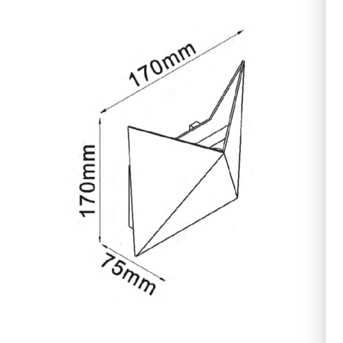 Уличный настенный светильник DesignLed GW-A816-7-BL-NW 003196