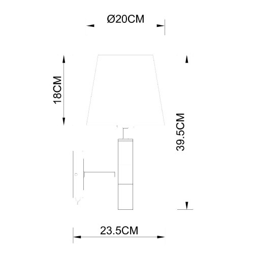 Бра Arte Lamp Robert A5066AP-1BK