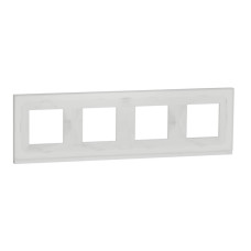 Рамка 4-постовая Schneider Electric Unica New NU600885