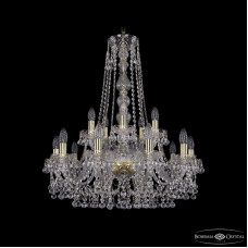 Подвесная люстра Bohemia Ivele Crystal 1409/10+5/240/h-77 G