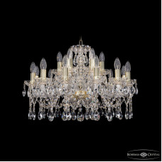 Подвесная люстра Bohemia Ivele Crystal 1413/12+6/220 G