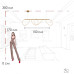 Подвесной светильник Loft IT Thread 10388P/B Brass