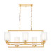 Подвесная люстра Lumina Deco Lino LDP 1239-8 F.GD