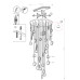 Подвесная люстра Lumien Hall Livin LH8028/36P-BK-PBK-SGD