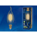 Лампа светодиодная филаментная (UL-00002396) Uniel E14 5W 2250K прозрачная LED-C35-5W/GOLDEN/E14 GLV21GO