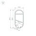 Профиль Arlight WARDROBE-1530-2000 ANOD BLACK 054942