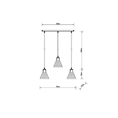 Подвесной светильник Arte Lamp Lancaster A5891SP-3BK