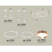 Комплект подвесного светильника Ambrella Light Techno Ring XR92211160 (A9221, A9226, C9241, C9236, N8126)