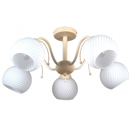 Люстра на штанге Natali Kovaltseva 75146/5C BEIGE GOLD