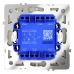Проходной переключатель двухклавишный Voltum S70 VLS020305