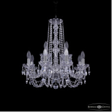 Подвесная люстра Bohemia Ivele Crystal 1402/8+4/195/h-60 Ni