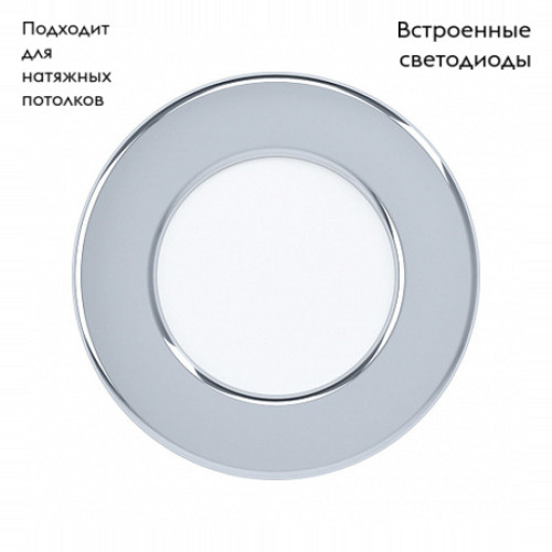 Встраиваемый светодиодный светильник Eglo Fueva 99204