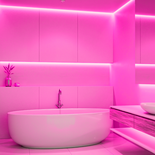 Светодиодный неон Apeyron 24В, 10Вт/м, розовый smd 2835 120д/м, PCB 8мм, 6х12мм, 5м, IP65 17-305