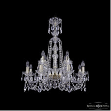 Подвесная люстра Bohemia Ivele Crystal 1402/8+4/240/XL-77 G