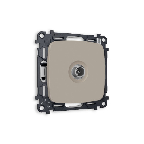Комплект механизма TV розетки оконечной 50-870 MHz 1dB Ambrella Volt Omega MO373010