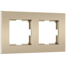 Рамка на 2 поста Werkel Slab (шампань софт) W0022911 4690389218378 a071624