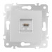 Розетка RJ45 Arte Milano 203.45-1.silver