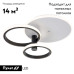 Потолочная люстра Escada Contour 10213/2LED BL White