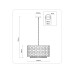 Подвесная люстра Ambrella Light High Light Crystal LH41003
